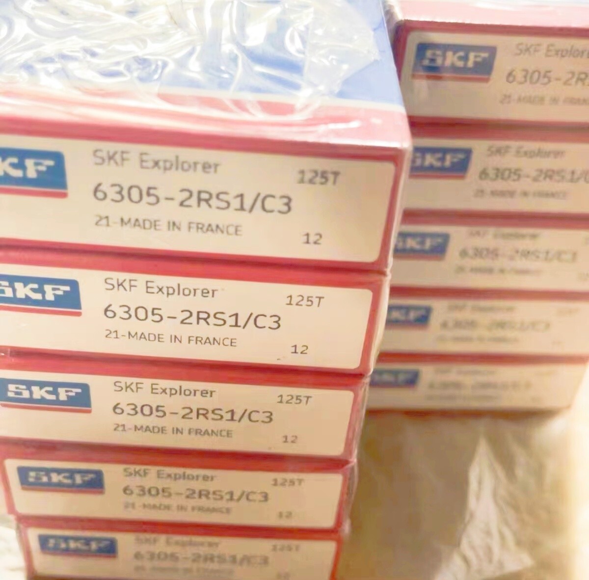1PC SKF 6305-2RS1/C3 single row deep groove ball bearing