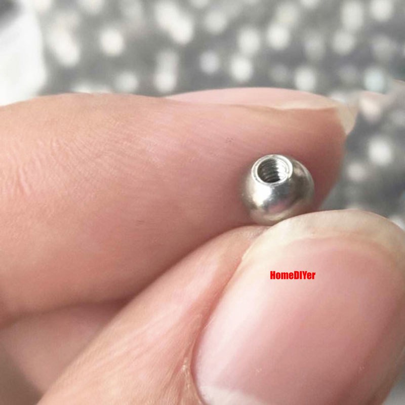 Stainless Steel Blind Hole Ball With Thread M2-M12 Drilling Balls Dia 5mm~30mm