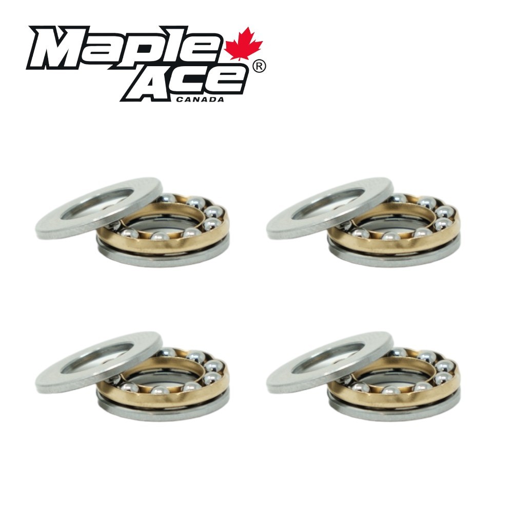 F6-12M Thrust Ball Bearing 6x12x4.5mm (Qty 4)