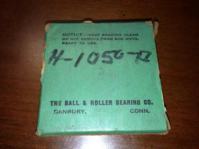 The Ball & Roller Bearing Company Precision Bearing H1050R H-1050 NEW IN BOX