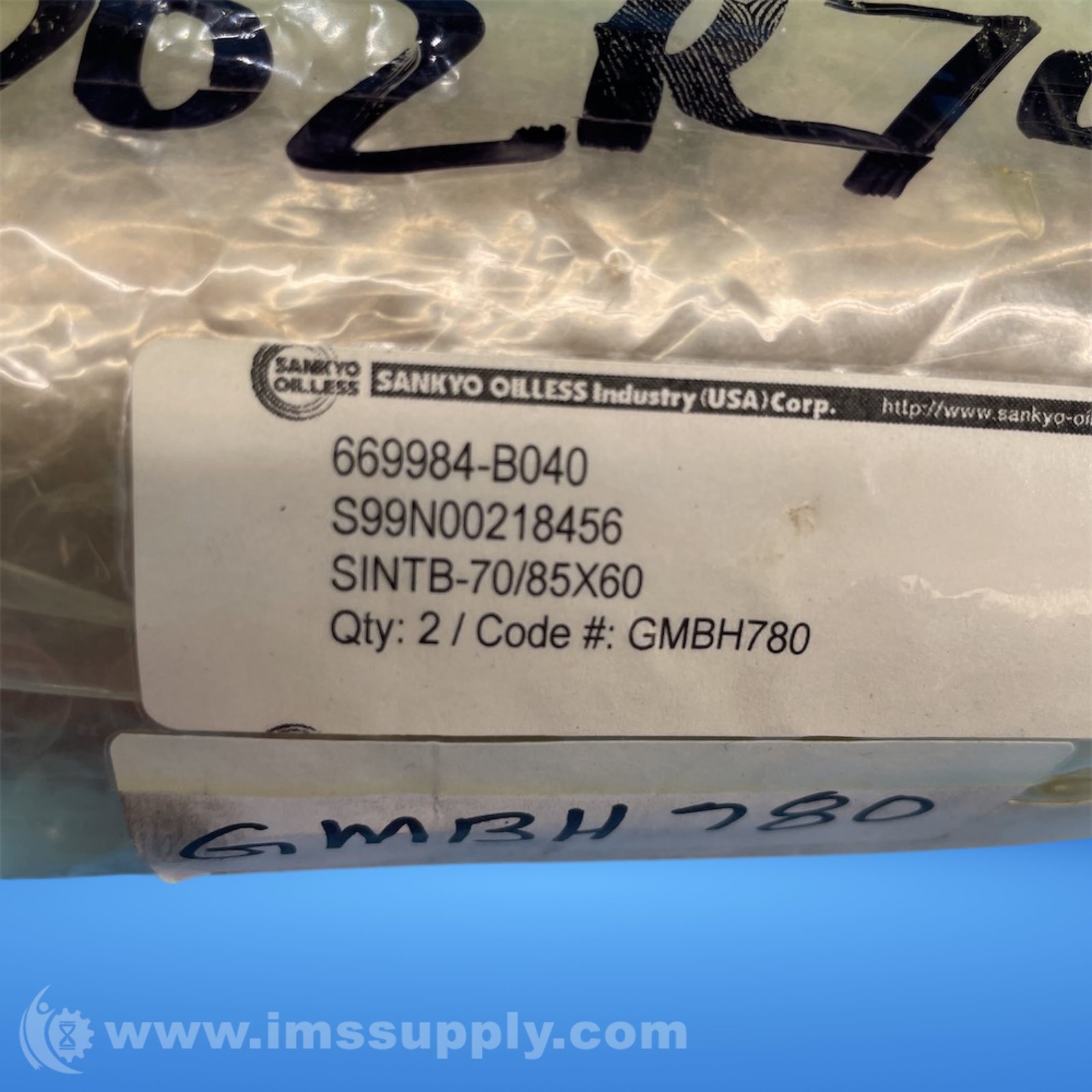Sankyo SINTB-70/85X60 Oil-Free Bushing FNIP