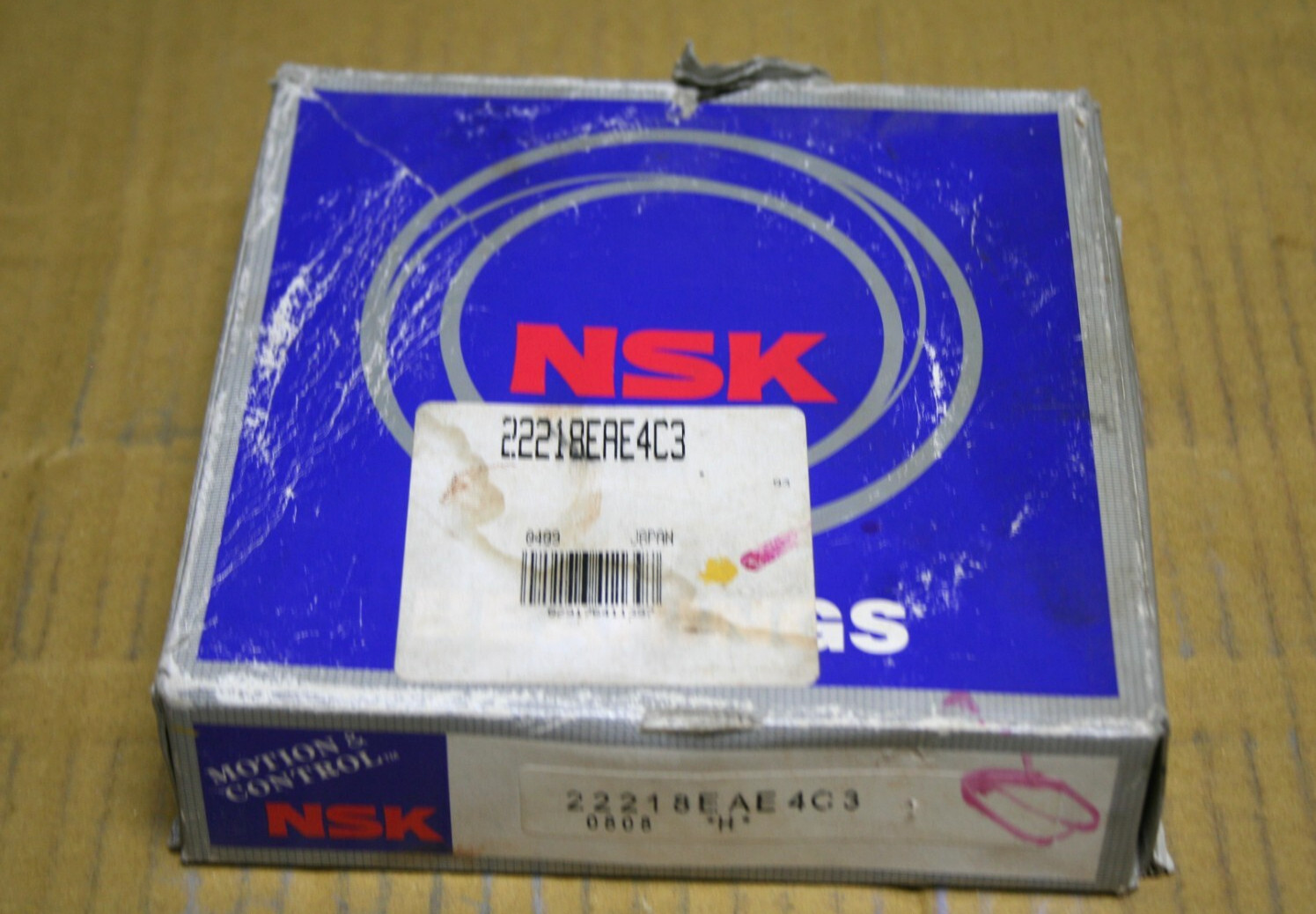 NSK 22218EAE4C3 Spherical Roller Bearing 90 x 160 x 40mm, 22218EA.E4.C3 * NEW *