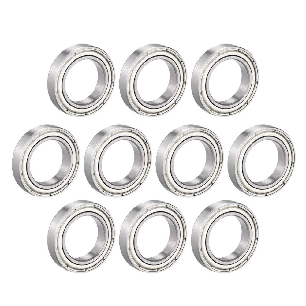 10-30pcs 6802ZZ Deep Groove Ball Bearing 15x24x5mm Double Shielded Chrome Steel