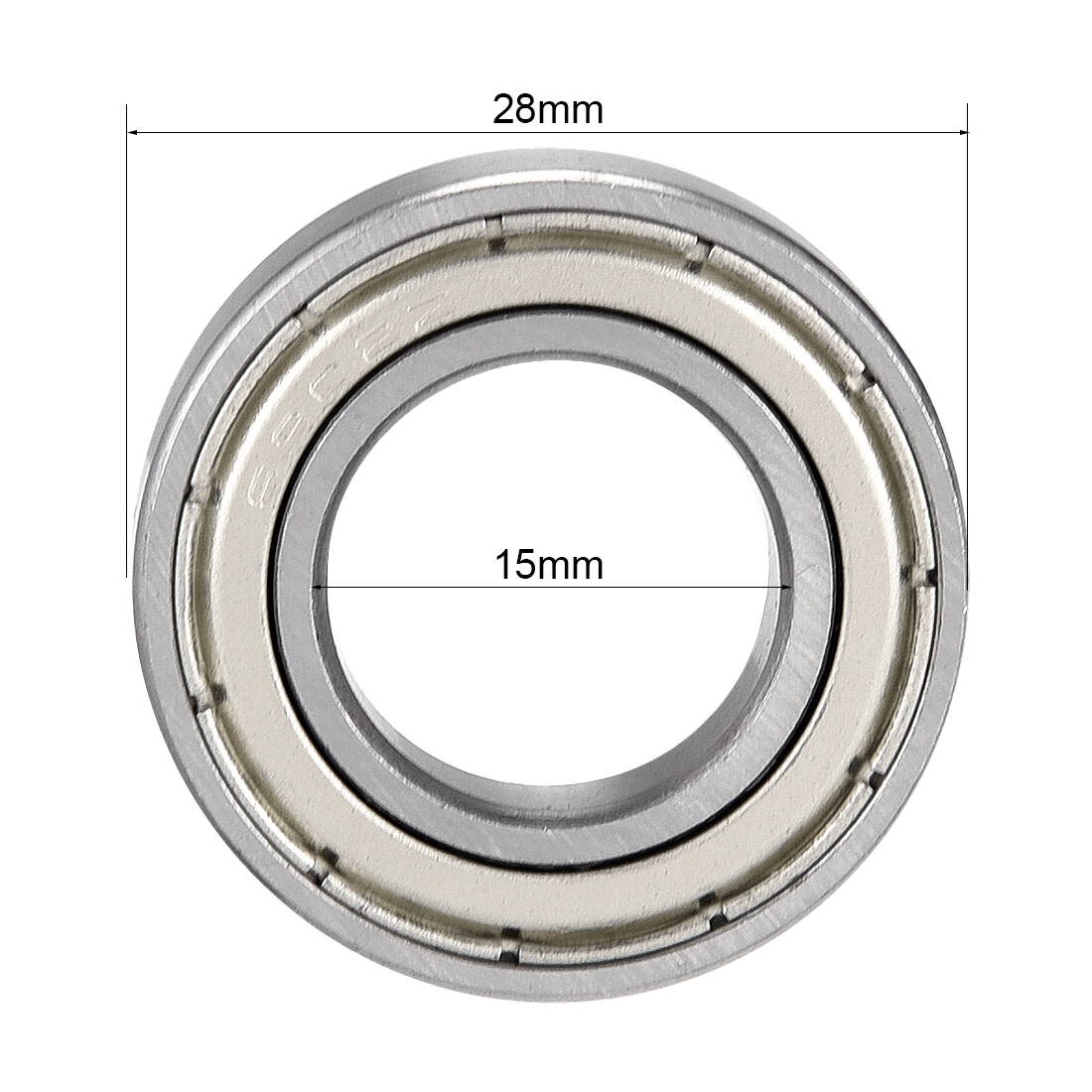 5pcs Deep Groove Ball Bearing 6902Z Single Shield 15 x 28 x 7mm Chrome Steel