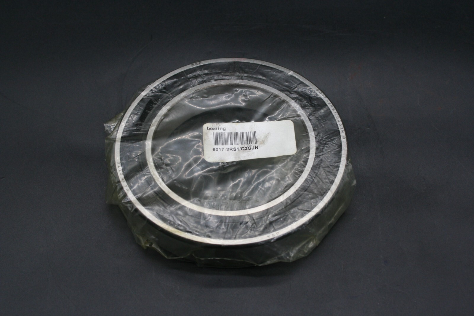 One (1) SKF 6017-2RS1/C3GJN Deep Groove Ball Bearing USA NEW