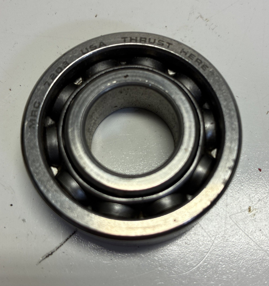 Vintage MRC TRW 7203 ABEC1 Angular Contact Ball Bearing NOS USA Interchange SKF