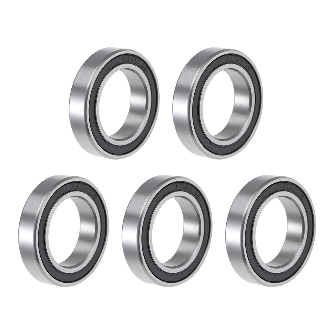 5pcs 6804-2RS Deep Groove Ball Bearing 20x32x7mm Double Sealed ABEC-1 Bearings