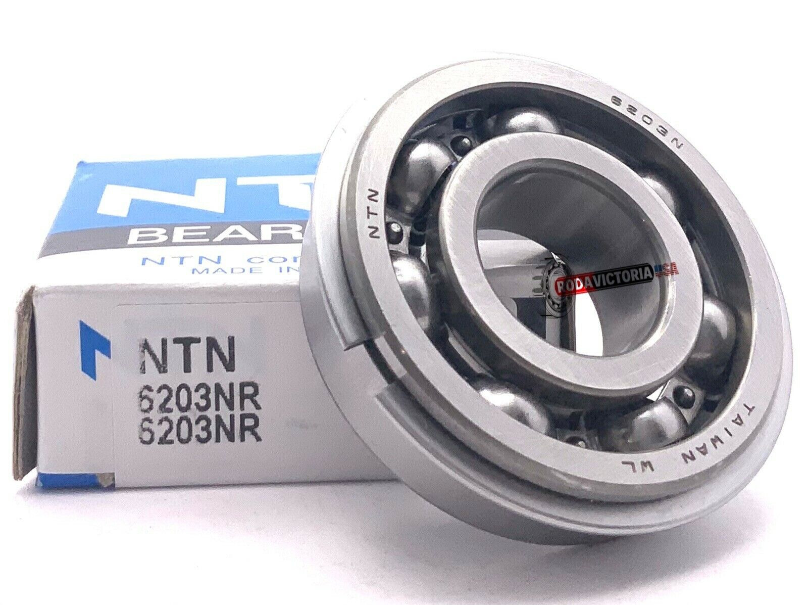 NTN 6203NR Bearing Open Snap Ring 17x40x12 Ball Bearing SAME DAY SHIPPING