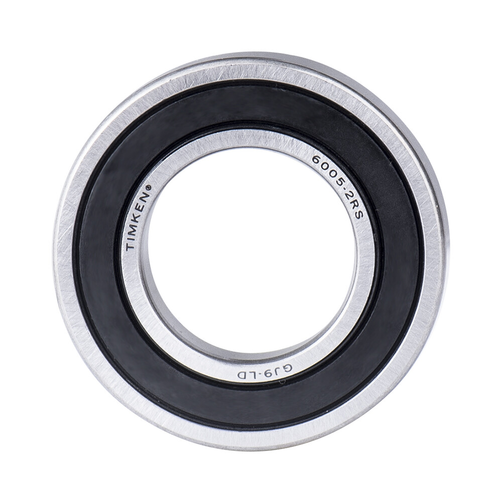 (2 PACK) TIMKEN 6005-2RS 25X47X12MM Double Rubber Seal Ball Bearings