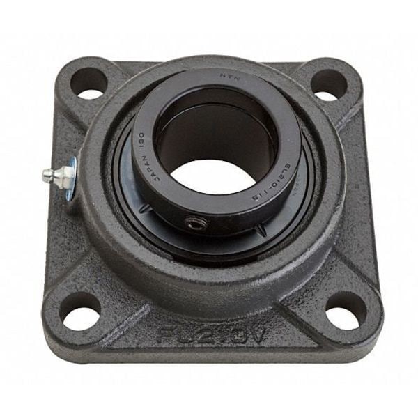 Ntn Uelfu-1.3/16M Flange Bearing, 4-Bolt, Ball, 1-3/16″ Bore