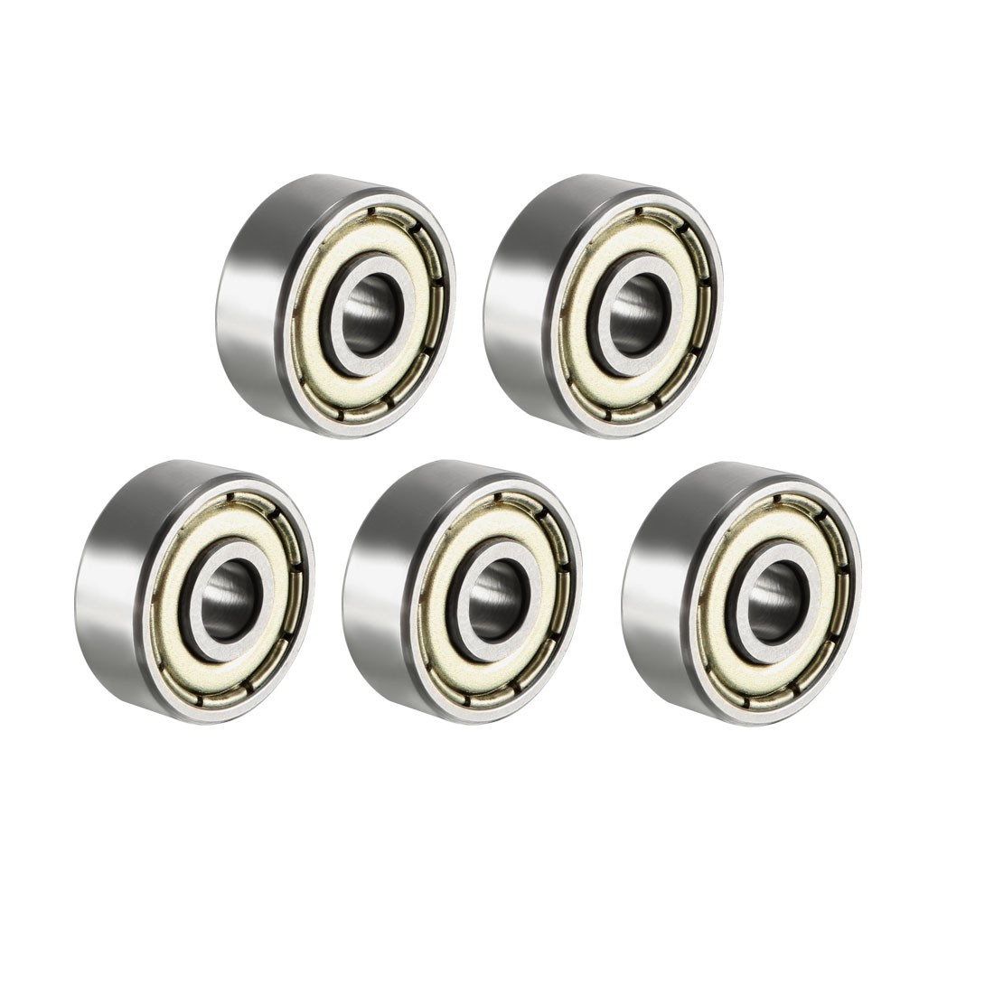 5pcs 624ZZ Deep Groove Ball Bearings Double Shield 624-2Z 80024 Chrome Steel