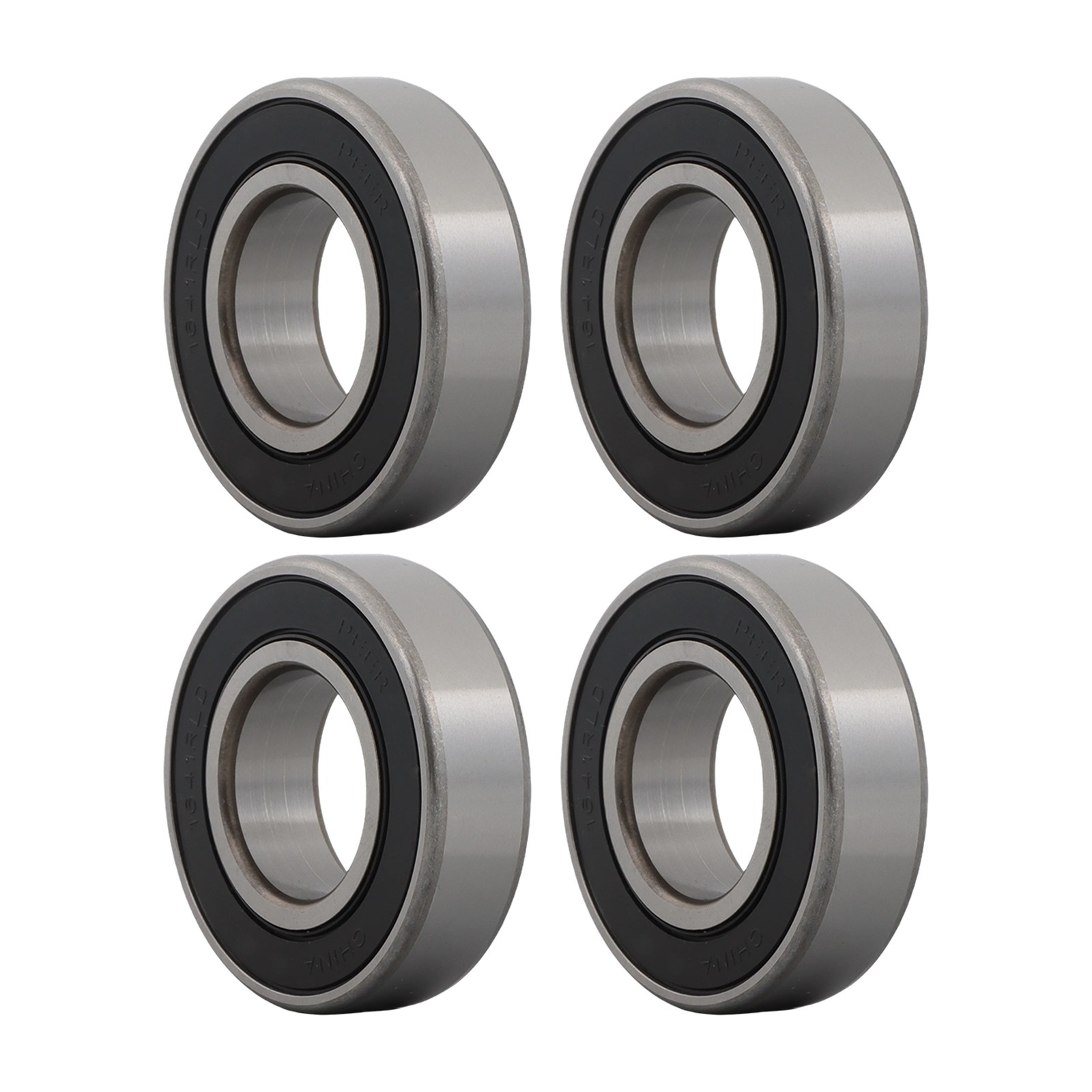 1641-2RS Ball Bearing 1″ x 2″ x 9/16 Rubber Sealed (Qty 4)