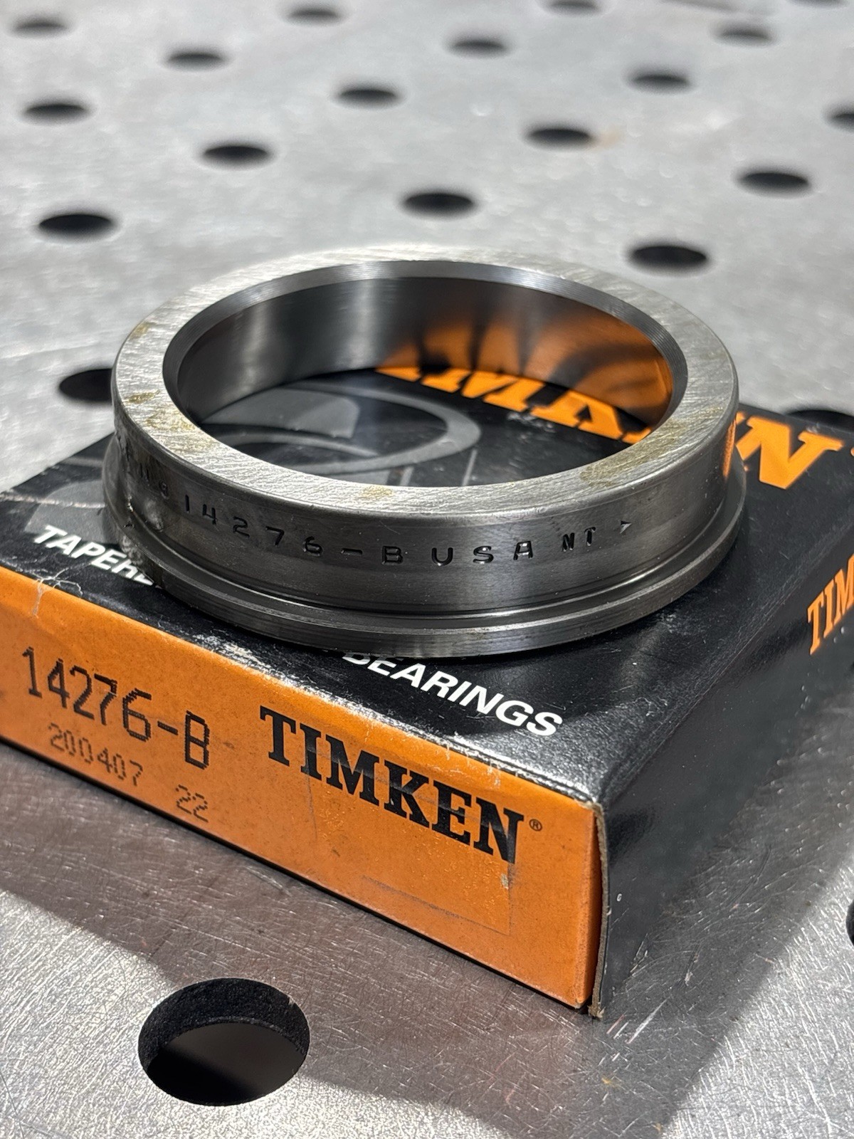 Timken 14276-B Tapered Roller Bearing Cup Steel 2.625in Bore 3.984in OD