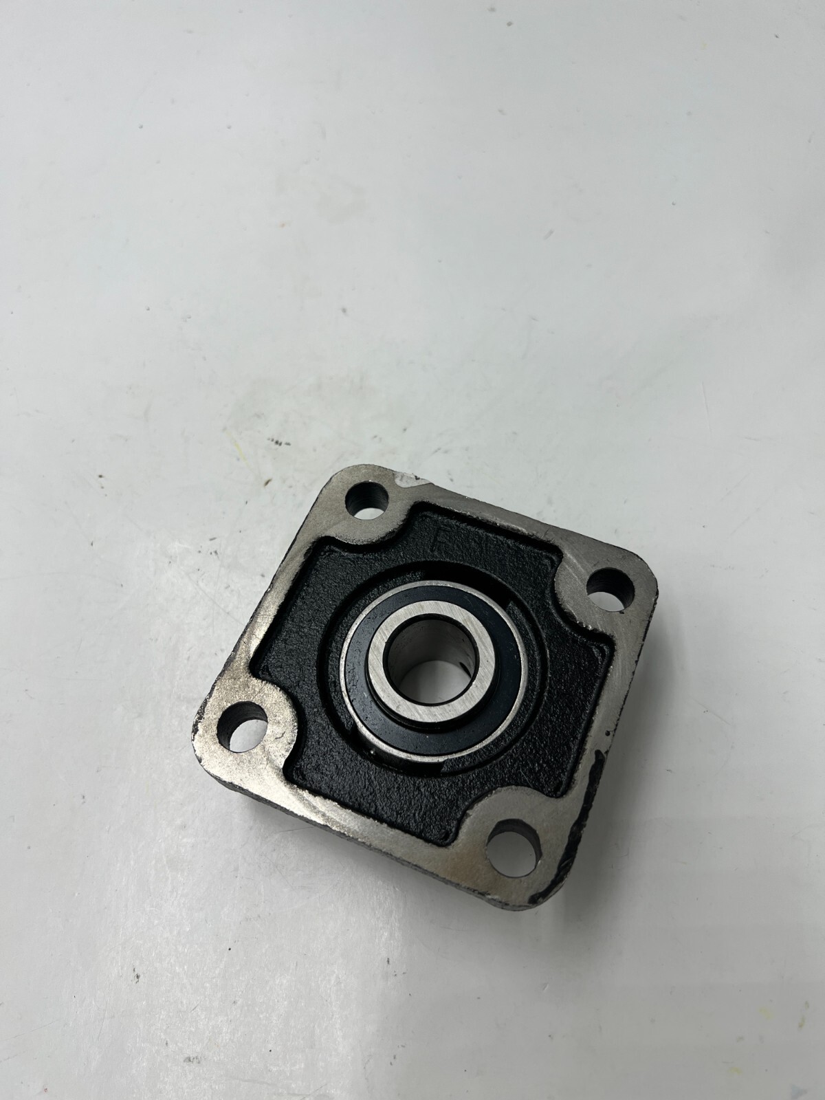 F205 4-BOLT FLANGE INSERT MOUNTED BEARING UC205-14 BLACK Square 7/8″