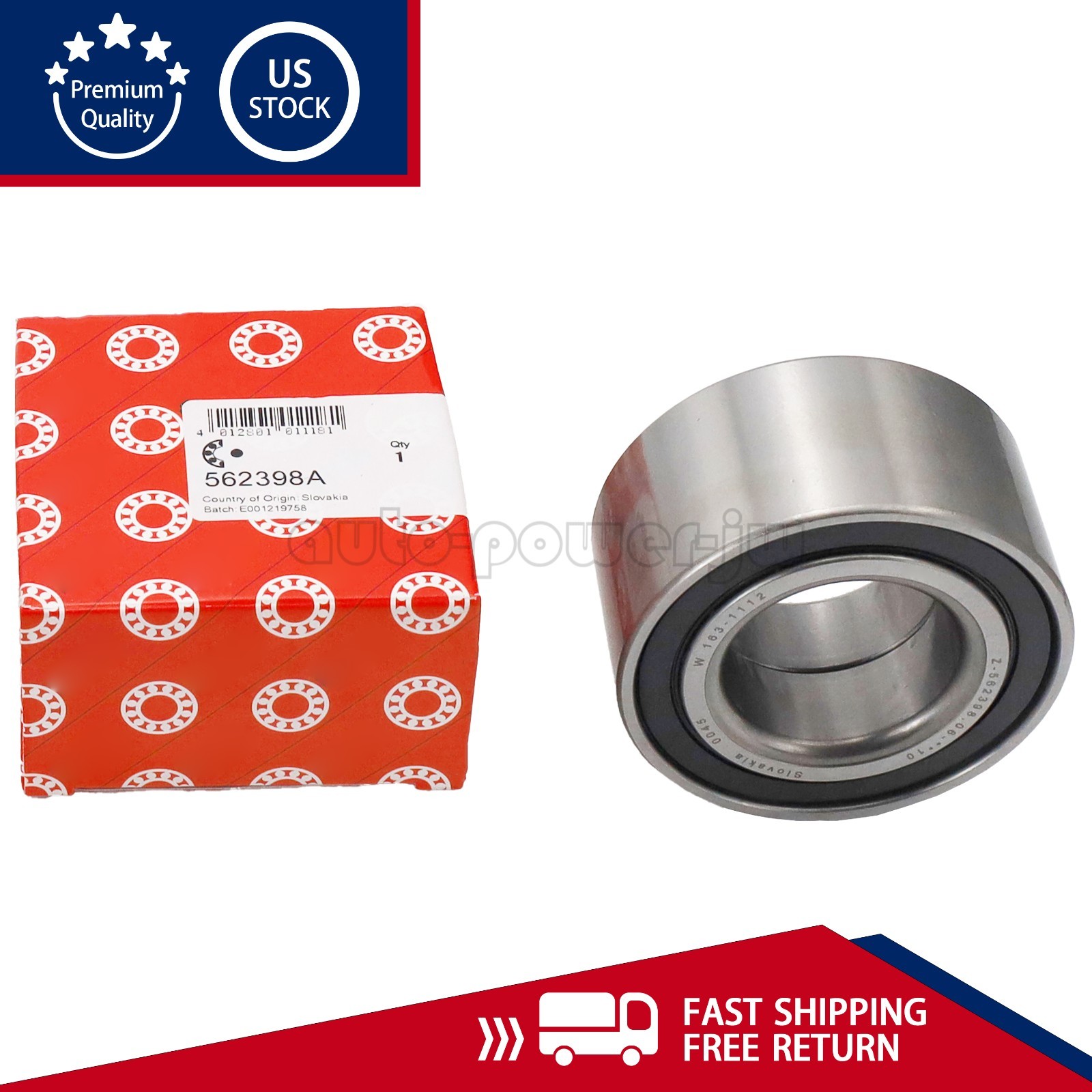For FAG 562398A Wheel Bearing Fits For Renault Logan F-113175 DAC3772 37x72x37mm