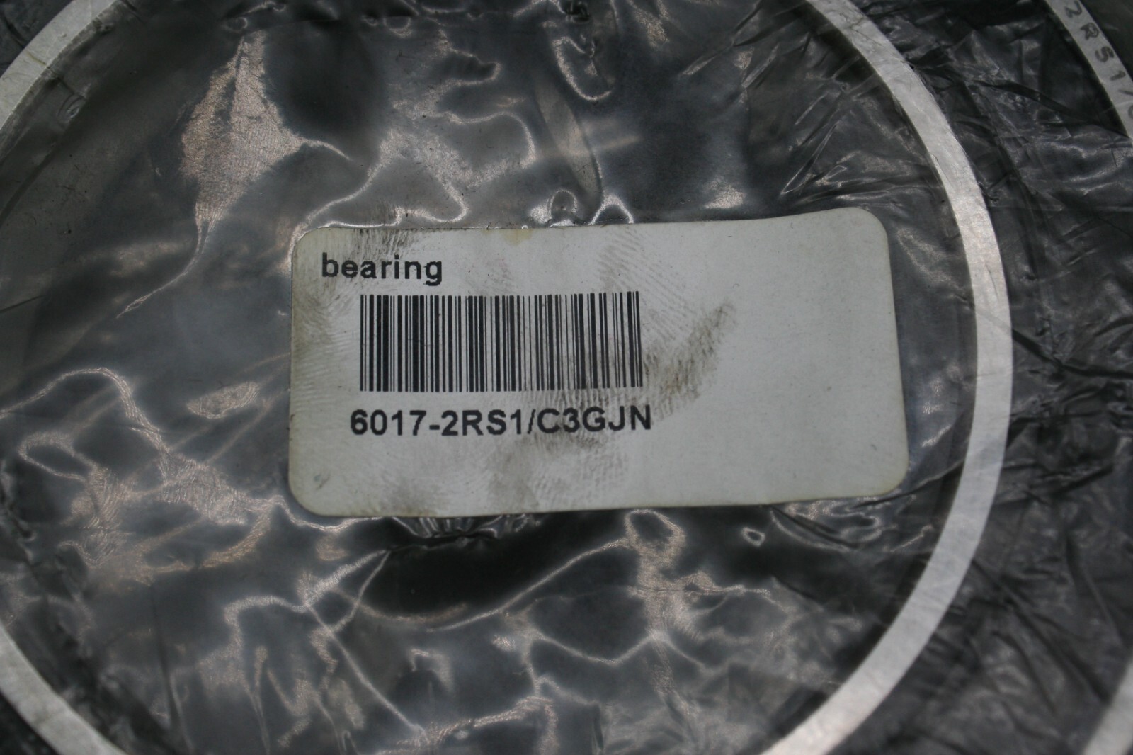 One (1) SKF 6017-2RS1/C3GJN Deep Groove Ball Bearing USA NEW