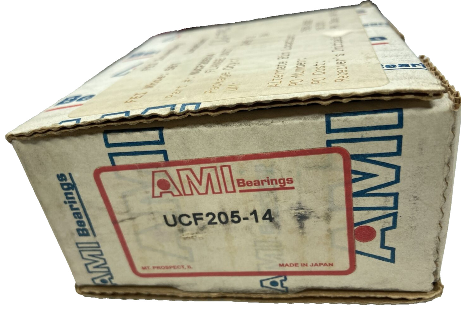 AMI Bearings UCF205-14NP Flange-Mount Ball Bearing Unit – 7/8 in Bore, 4-Bol