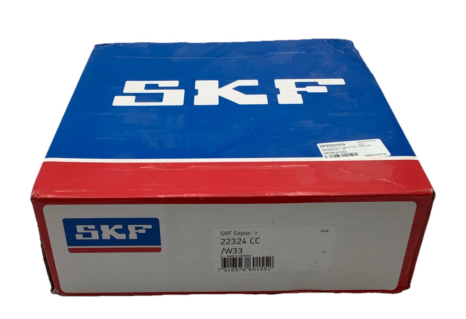SKF 22324 CC/W33 Spherical Roller Bearing 120x260x86mm