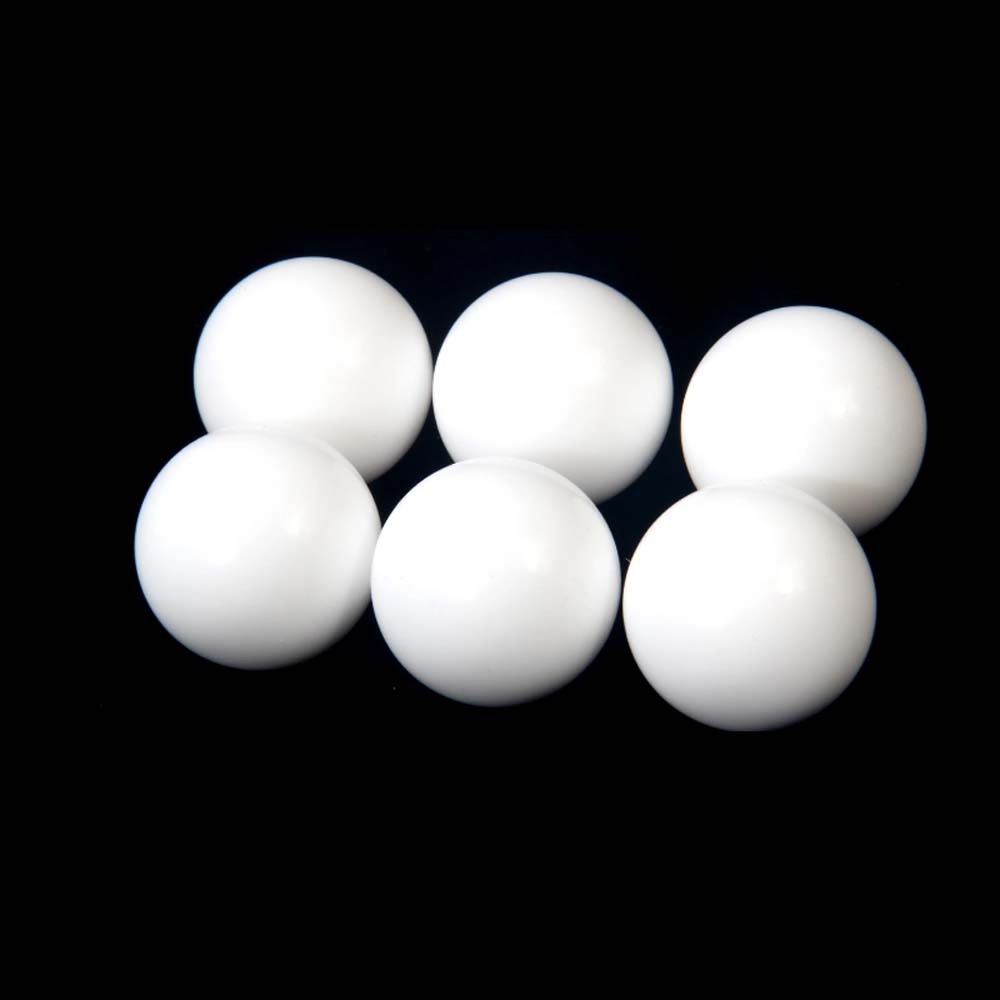 Solid PTFE Plastic White Balls Dia 3-63mm Diaphragm Pumps Seal Balls Valve Balls