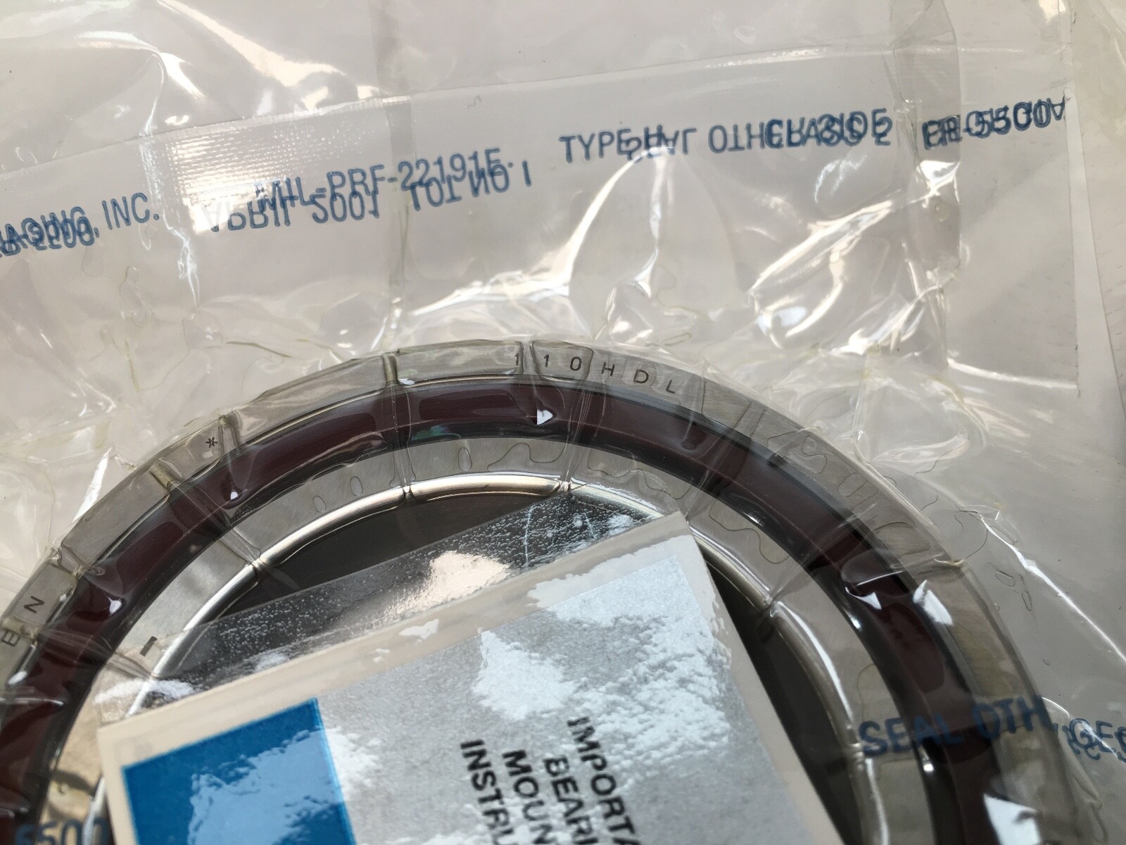 Barden 110HDL Angular Contact Bearing 50x80x16 mm 7010 110 H DL HDL 110H USA Set