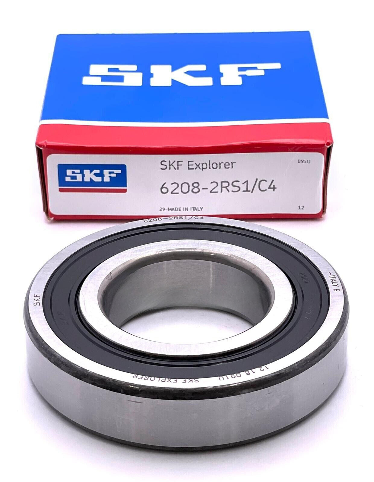 NEW SKF 6208 2RS1 C4 DEEP GROOVE BALL BEARING, RUBBER SEALED 40x80x18 mm