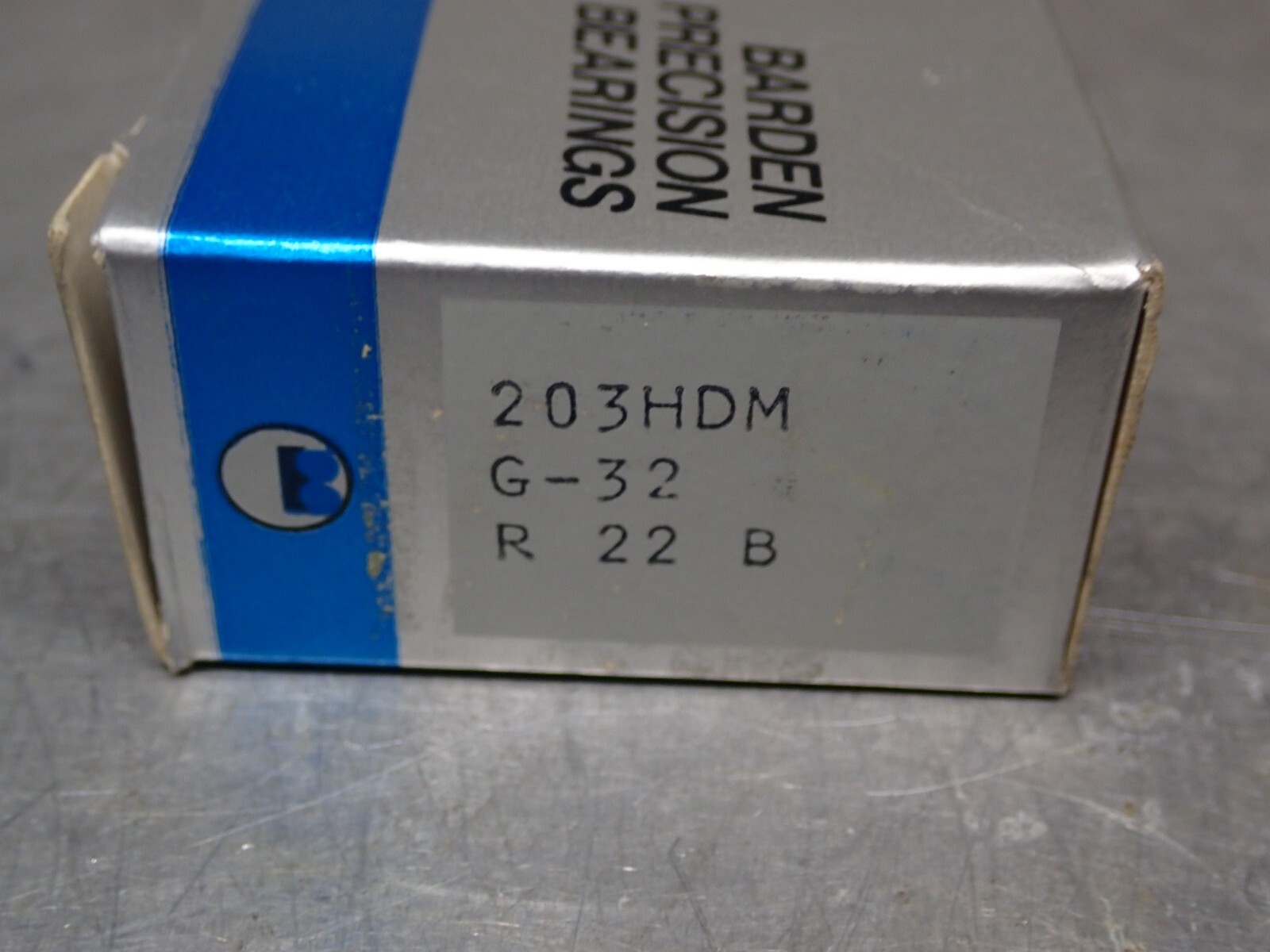 Barden Precision 203HDM Bearings New Old Stock (Lot of 2)