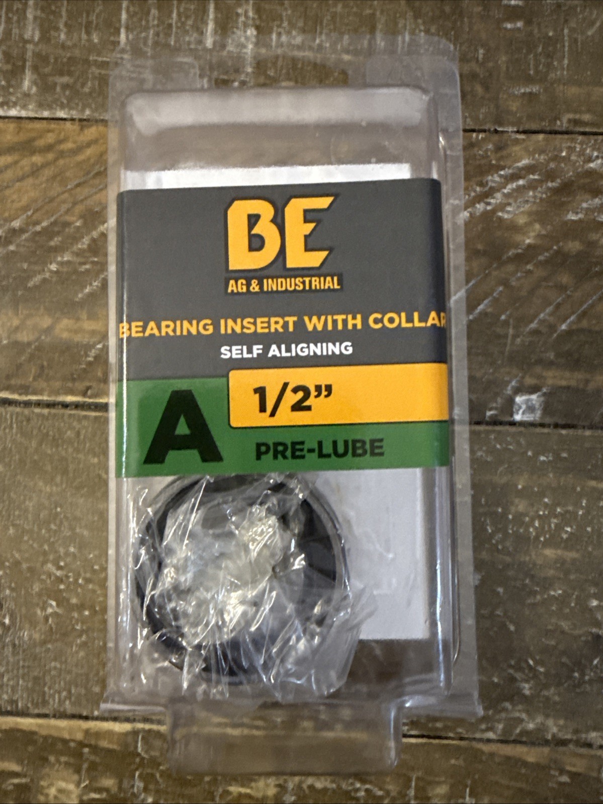 BE Co Bearing Insert With Collar 1/2” Pre Lube