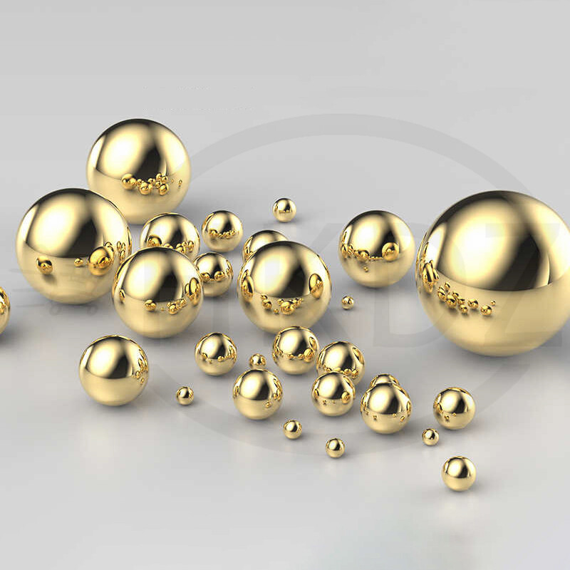 Ø0.9mm -70mm Precision Brass Ball Bearing Solid Beads Industrial Coppers Ball