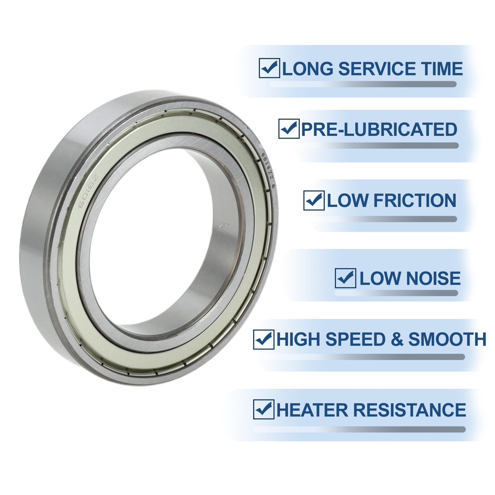 Bearings 6016ZZ 80x125x22mm 1 pc for scooter/skateboard