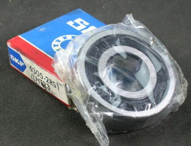 One (1) SKF 6305 2RS1-LHT23 Deep Groove Bearing 25MM ID NEW