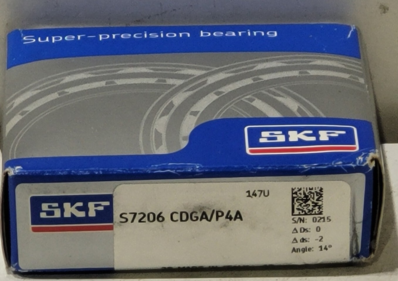 SKF S7206 CDGA/P4A Super Precision Ball Bearing Angle Contact
