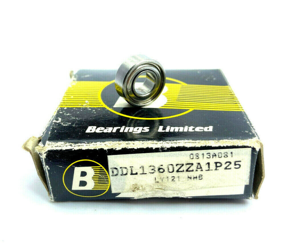 NEW BEARINGS LIMITED (BL) NMB DDL1360ZZA1P25 MINIATURE BALL BEARING