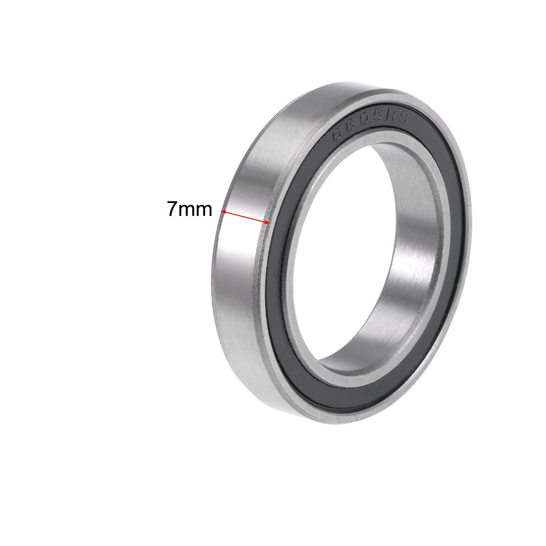 2pcs 6805-2RS Deep Groove Ball Bearings 25x37x7mm Double Sealed Chrome Steel P6