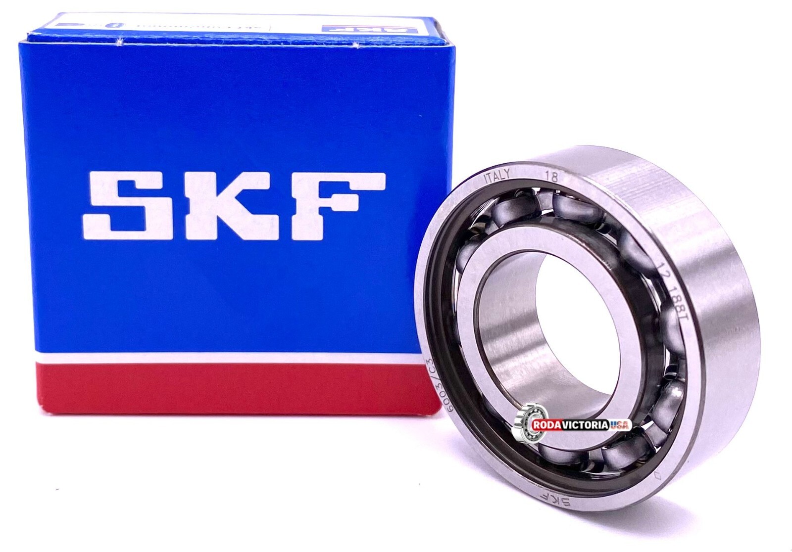 SKF 6003 C3 DEEP GROOVE BALL BEARING, OPEN, NO SEALS 17x35x10 mm