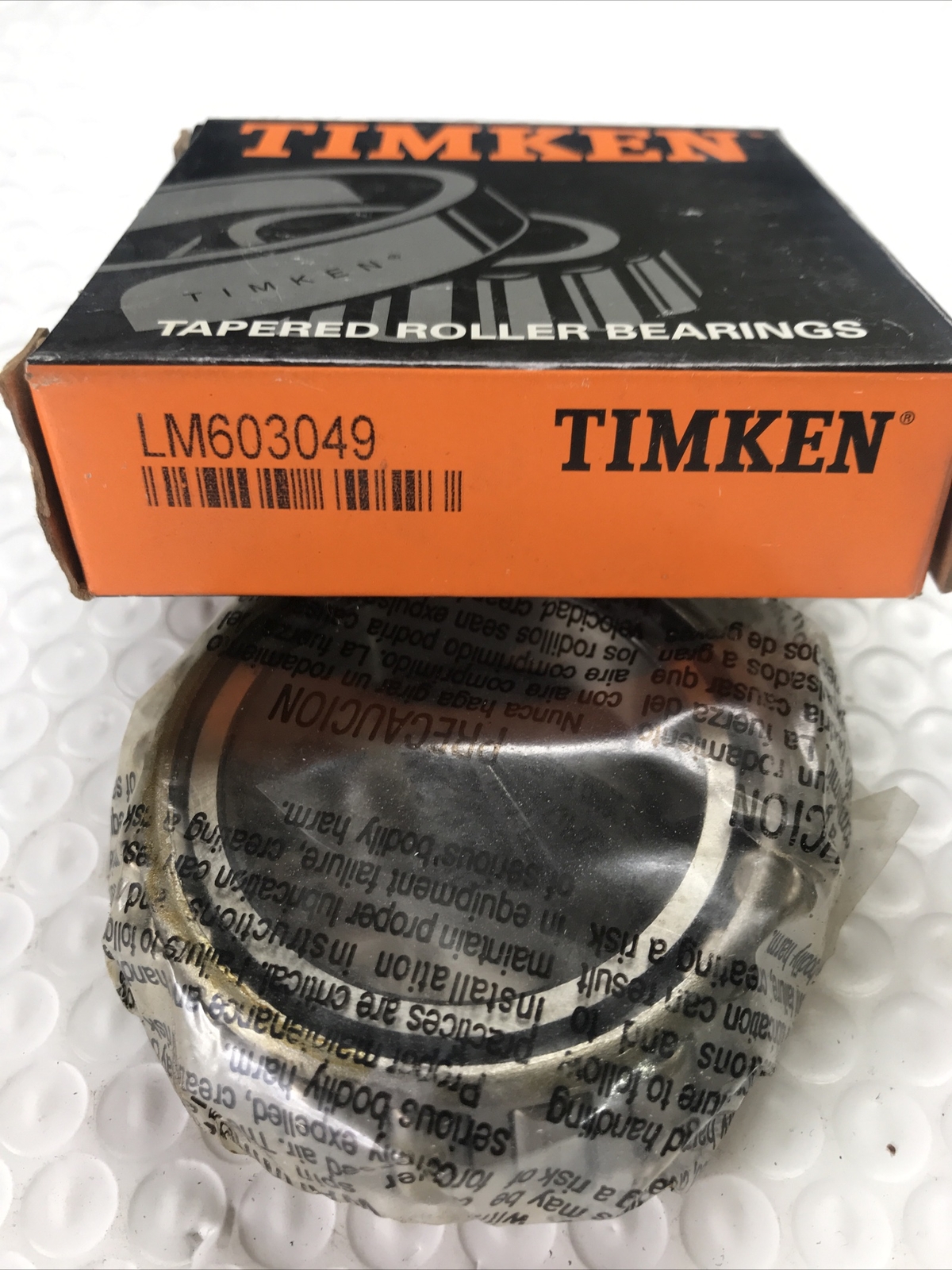 TIMKEN LM603049, TAPERED ROLLER BEARING, CONE SHAPED, 0292A