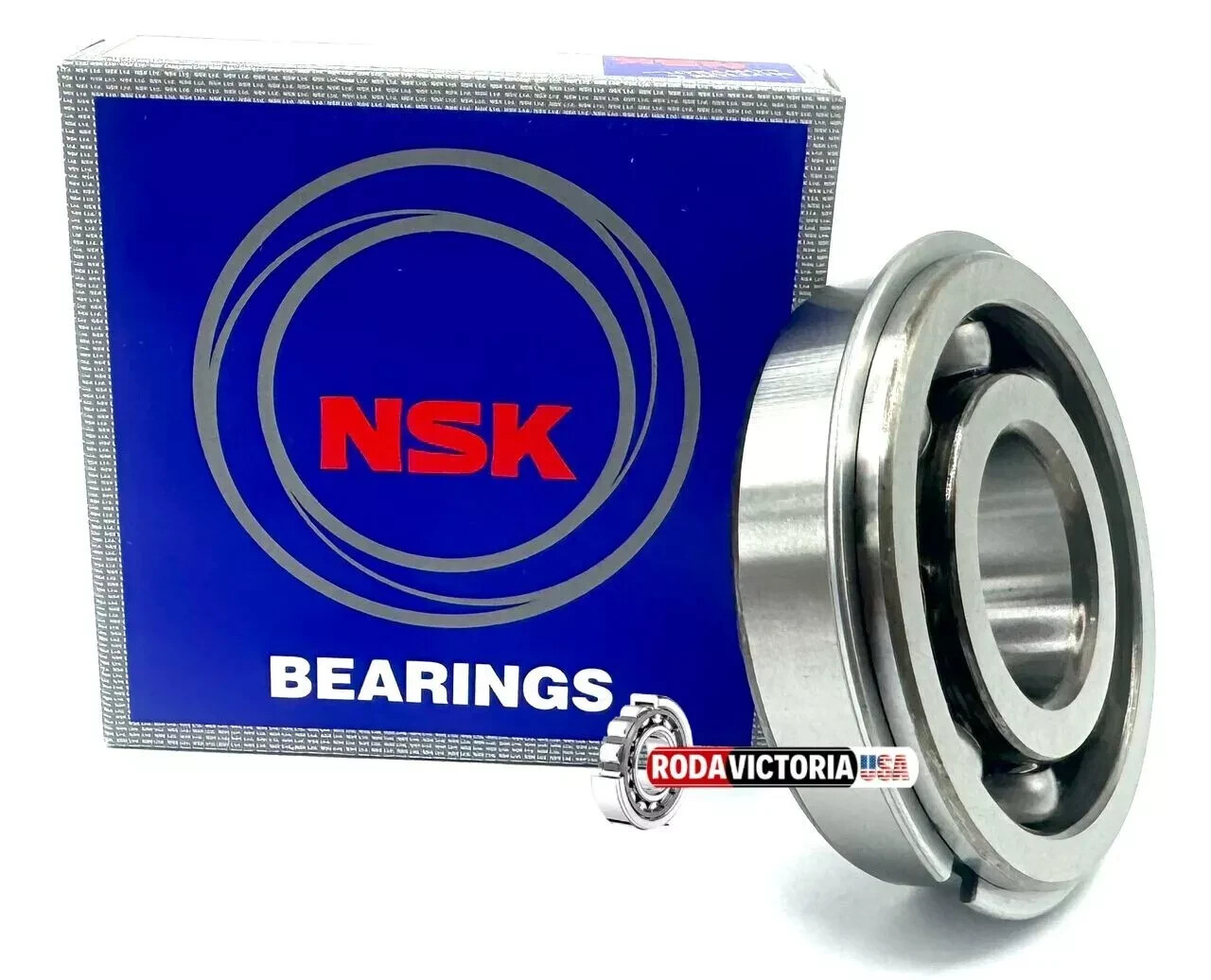 NSK JAPAN 6305 NR BALL BEARING, OPEN, NO SEALS + SNAP RING 25x62x17 mm