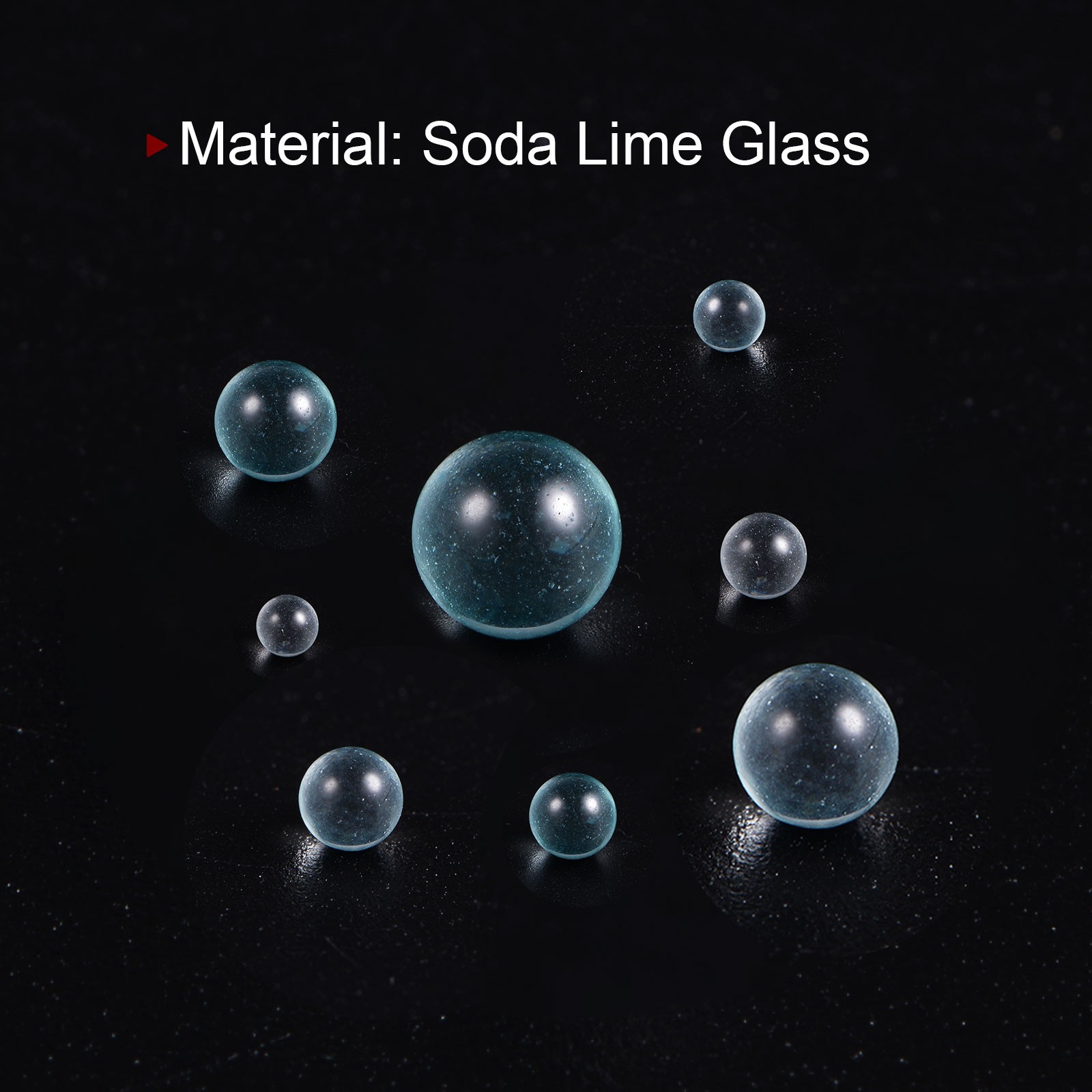 250pcs Glass Ball Boiling Stones 7mm Soda Lime Glass Beads, Clear