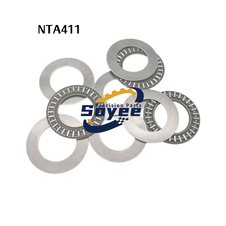 10PC New NTA411+2TRA Flat Needle Roller Thrust Bearings 6.35×17.45×1.98mm