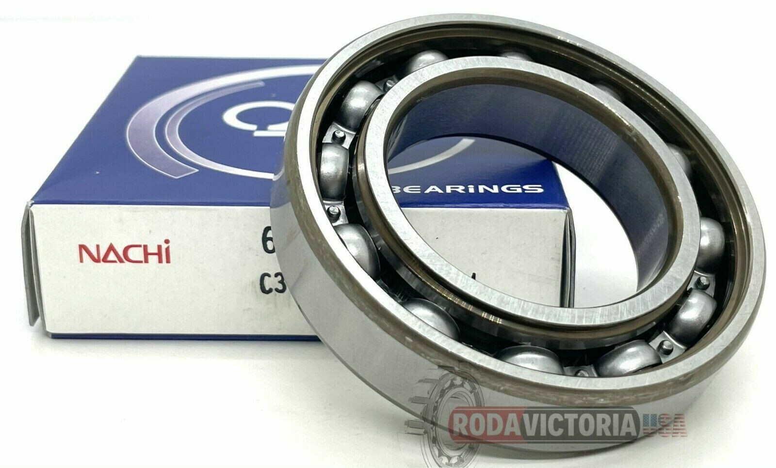 6010 Z C3 Nachi Open ONE SIDE Deep Groove Ball Bearing Made in Japan 50X80X16mm