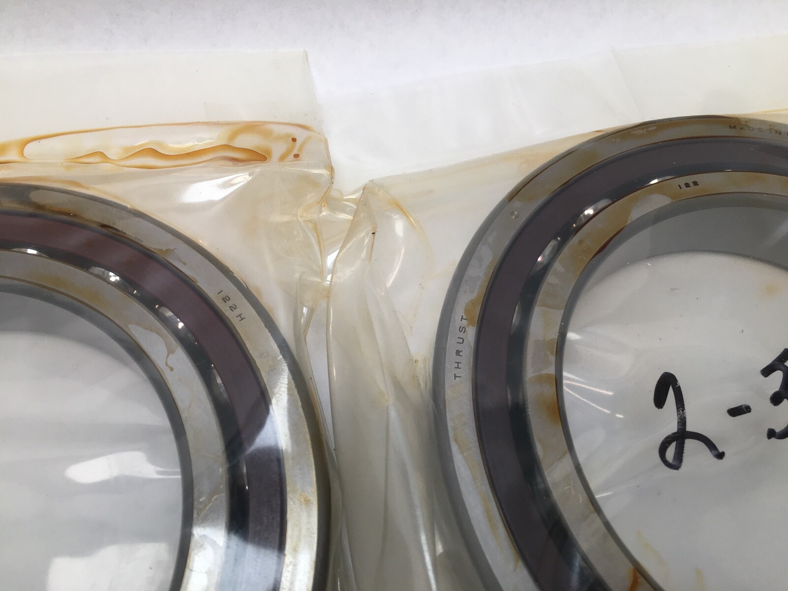 Barden 122HDL Angular Contact Bearing 110x170x28 mm 7022 122 H DL 122H USA Set