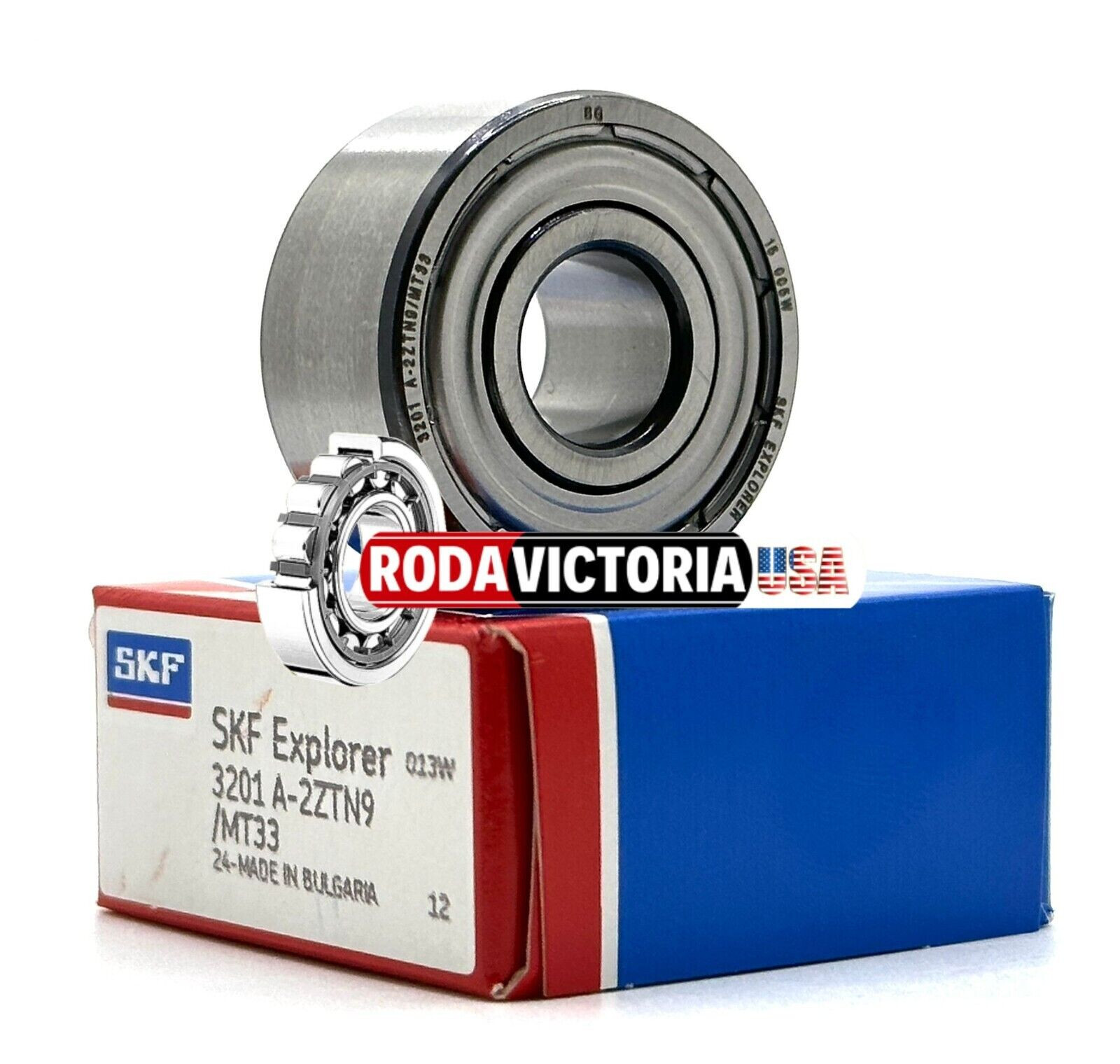 SKF 3201 A 2ZTN9/MT33 ANGULAR CONTACT BEARING, METAL SHIELDED 12x32x15.9mm