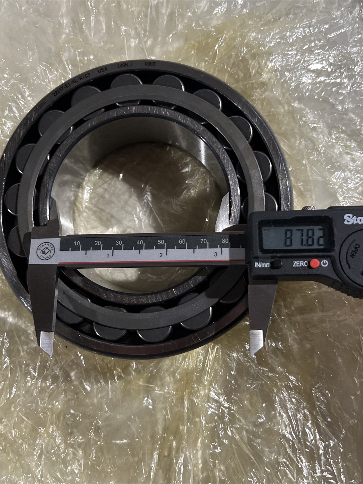 FAG (Schaeffler) 22217-E1-XL-K-C3 Spherical Roller Bearing