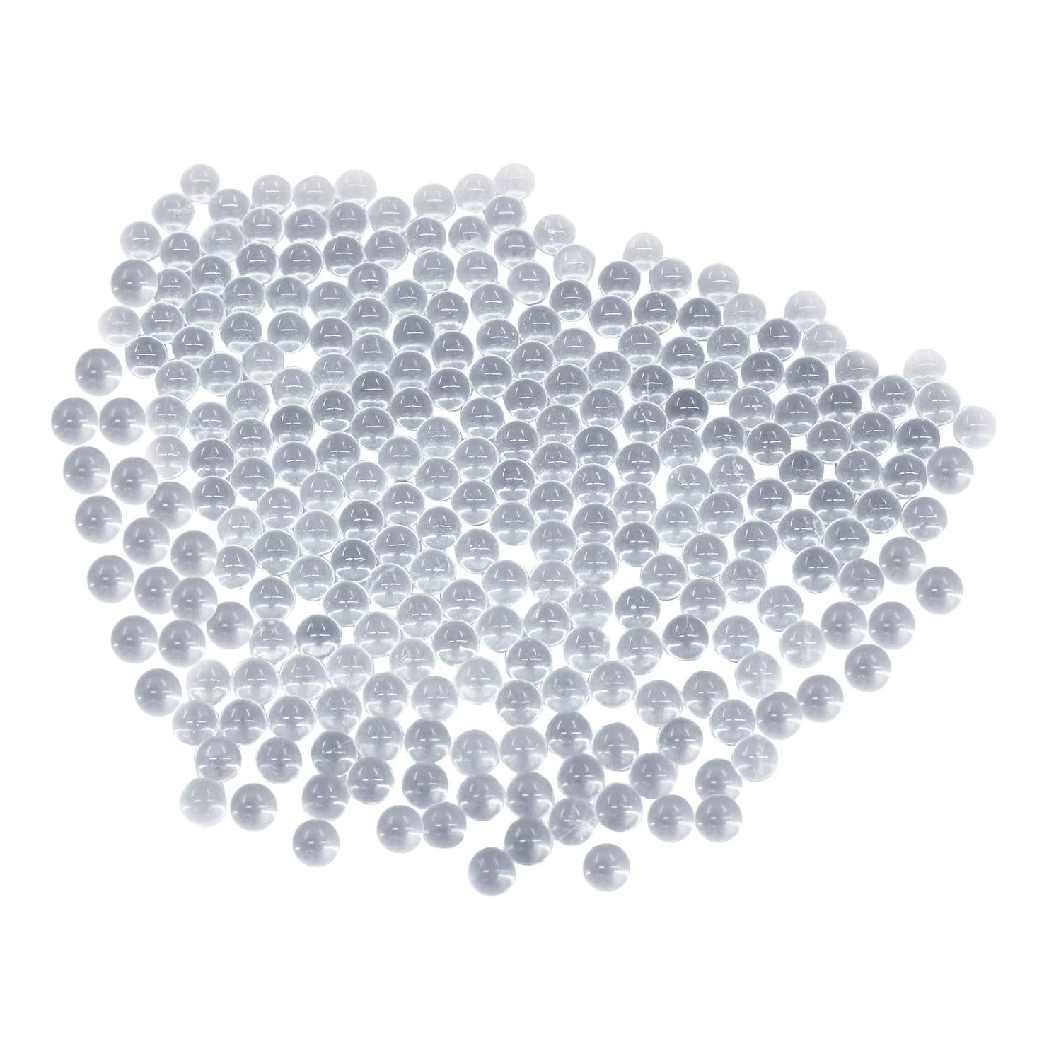 3mm Solid Round Clear Glass Ball Boiling Stones, 500pcs | Soda Lime Glass Beads