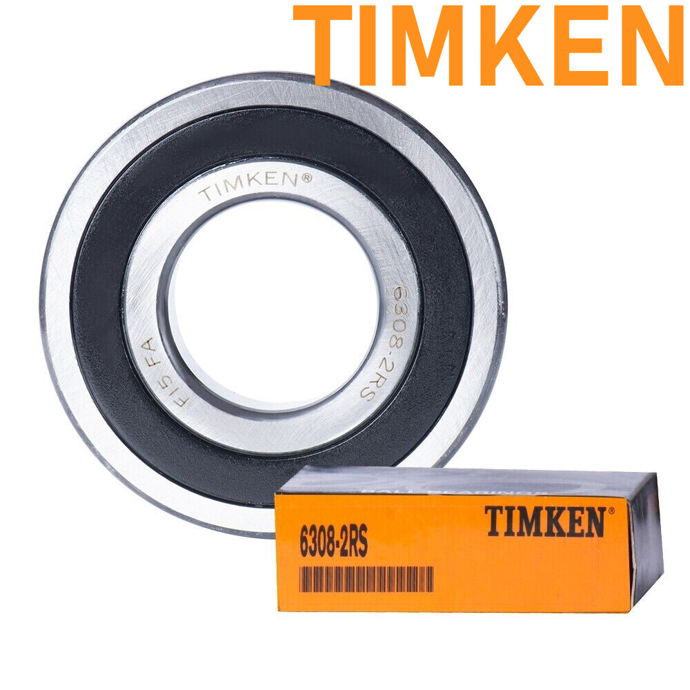 New TIMKEN 6308-2RS 40X90X23MM Double Rubber Seal Ball Bearings Free Shipping