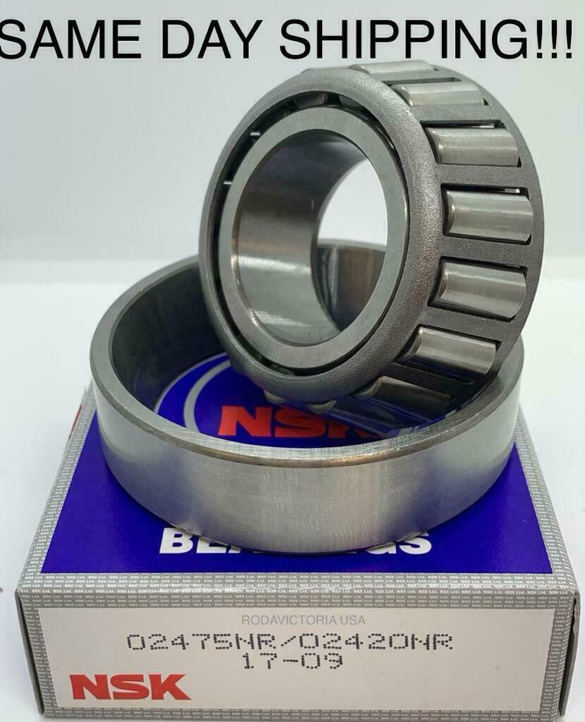 NSK 02475/02420 1.25×2.6875×0.875″ Single Row Taper Roller Bearing JAPAN