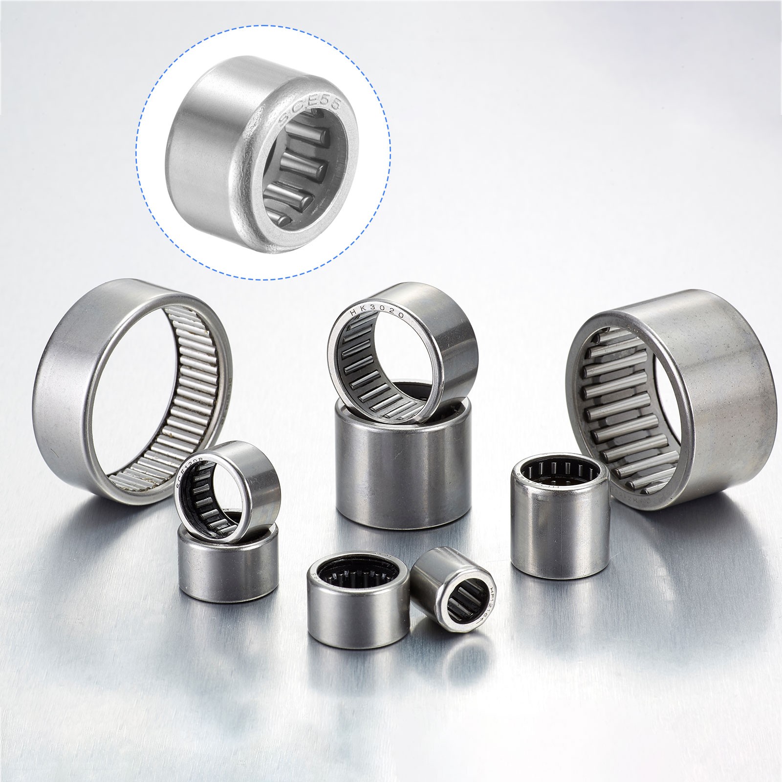 SCE55 Needle Roller Bearings 5/16″ x 1/2″ x 5/16″ 10 Packs