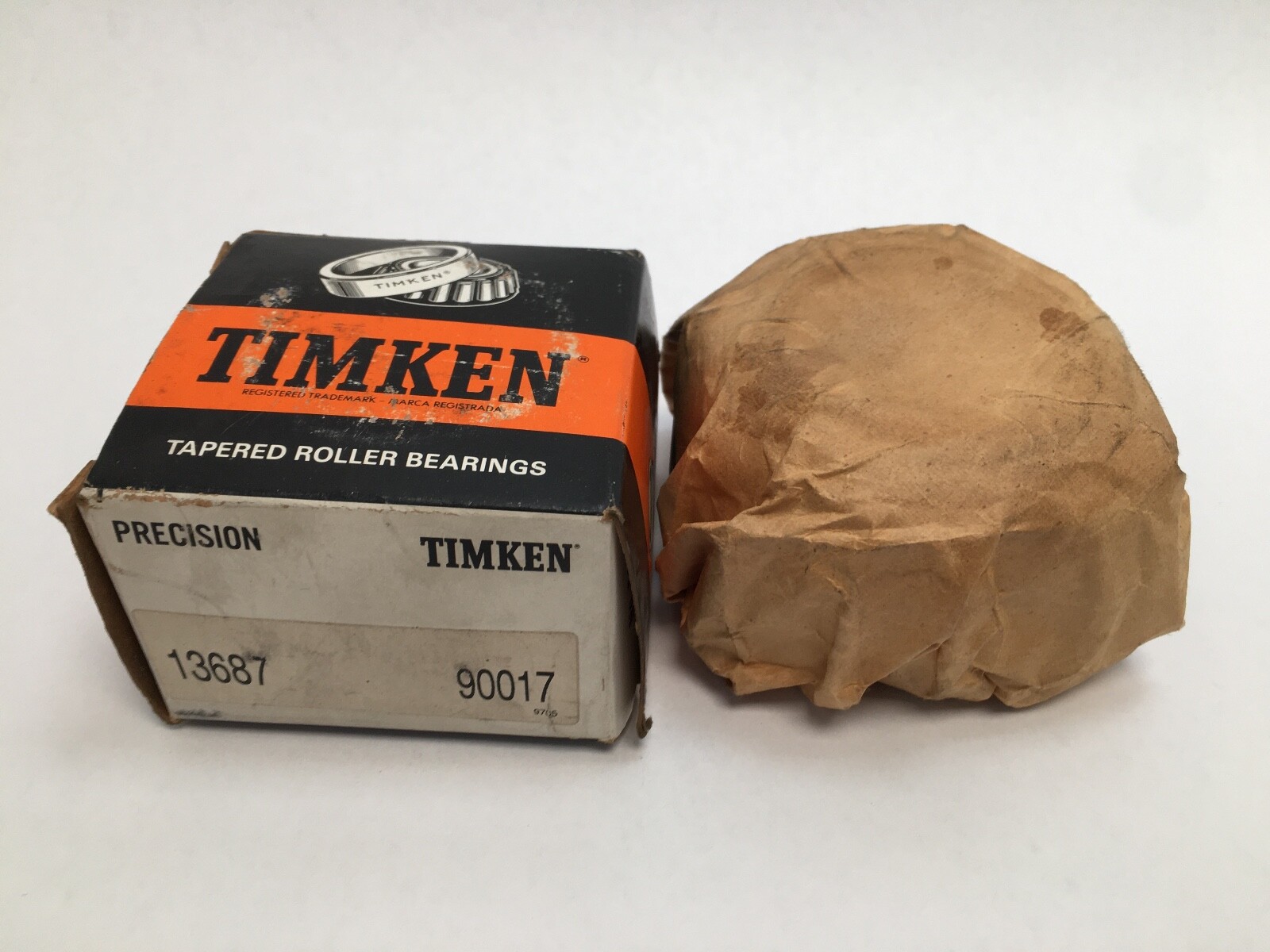 Timken 13687-90017 Double Taper Bearing Cone & Cup 1-1/2″ ID 2-23/32″ OD USA