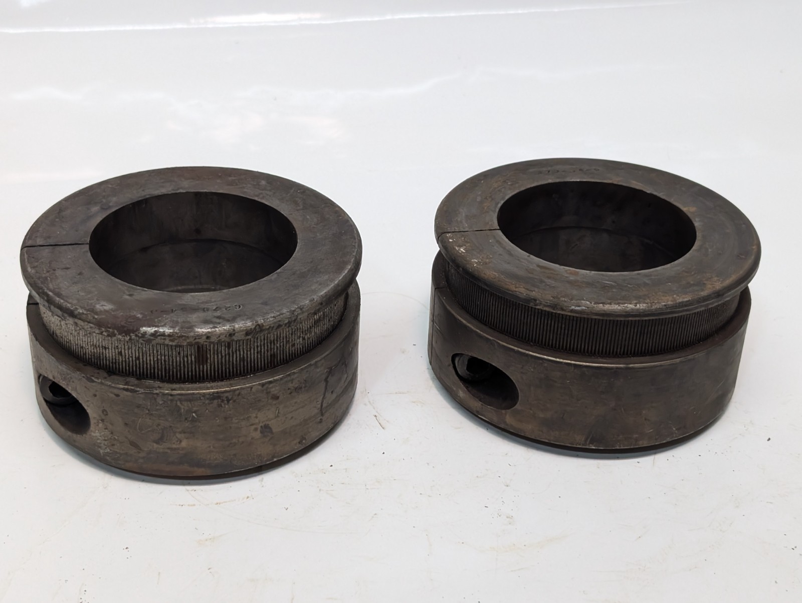 (2) Unbranded C-270-34-D Heavy-Duty Steel Tool Holder Socket Split Bushings
