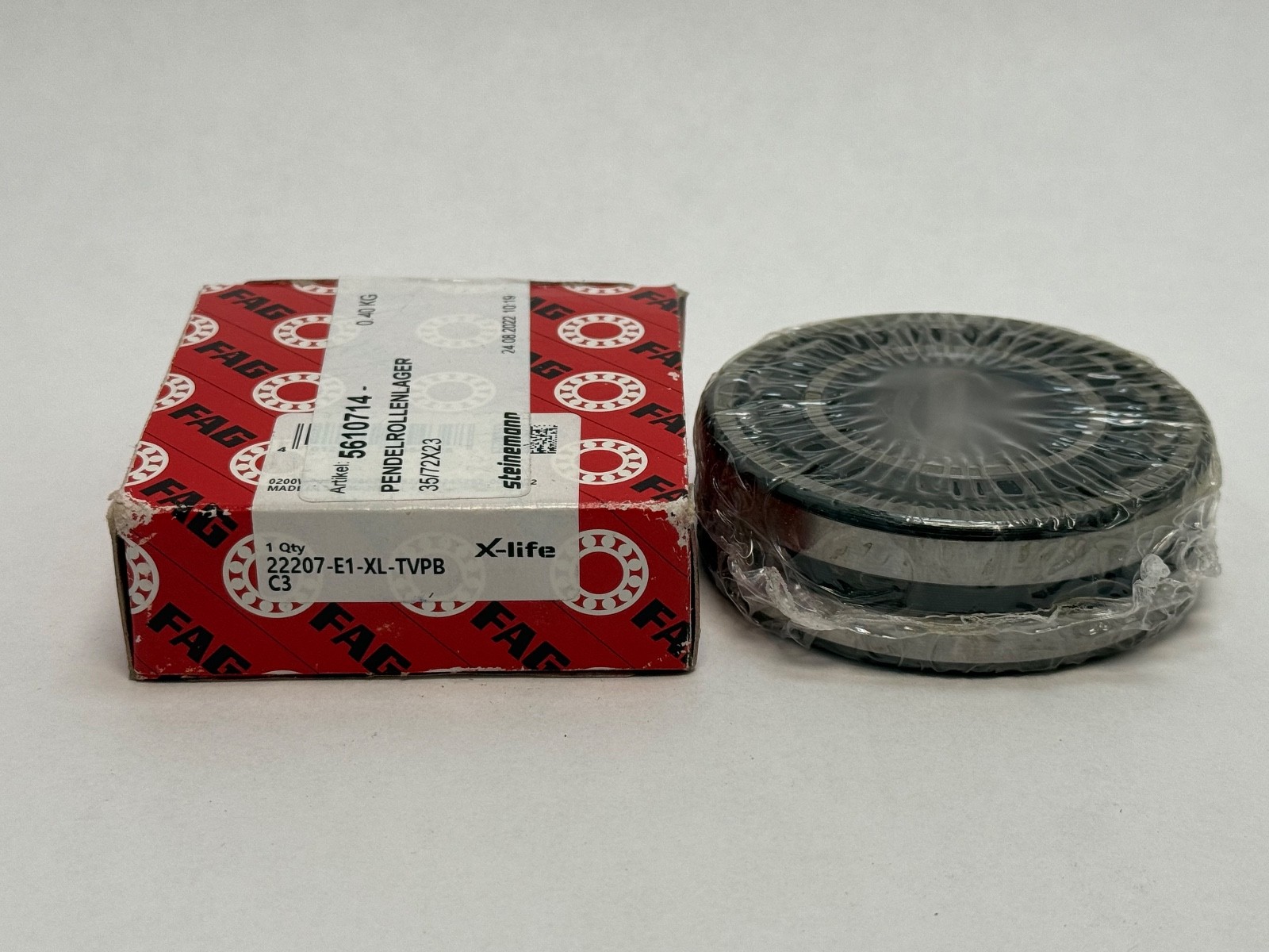FAG 22207-E1-XL-TVPB-C3 Spherical Bearing 22207E1XLTVPBC3 35x72x23 mm