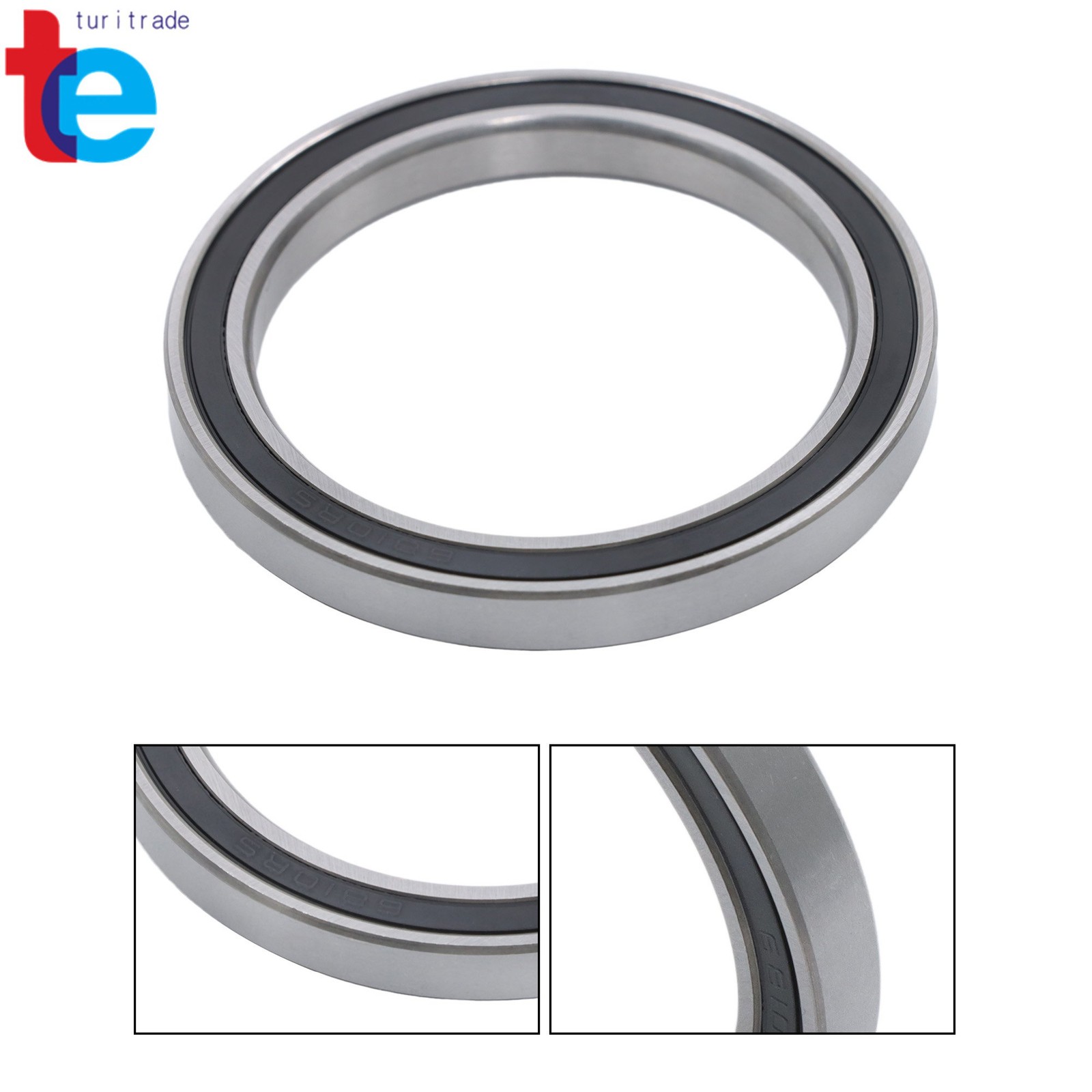 10pcs 6810-2RS Sealed Ball Bearings 50x65x7mm Pre-Lubricated Industrial